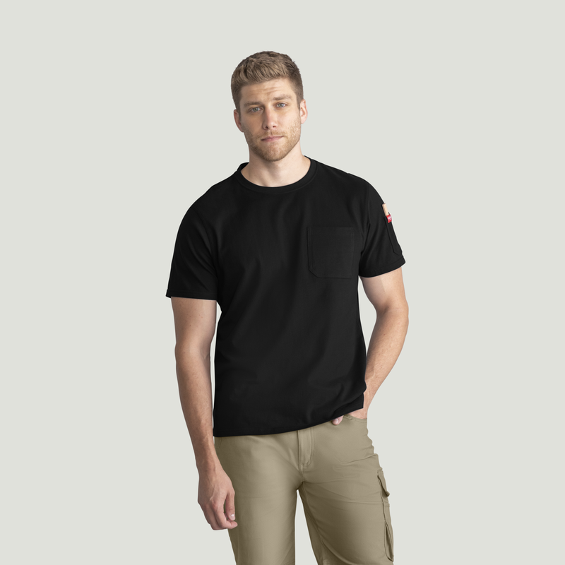 Men's Slim Fit Cotton Pocket T-Shirt image number 5