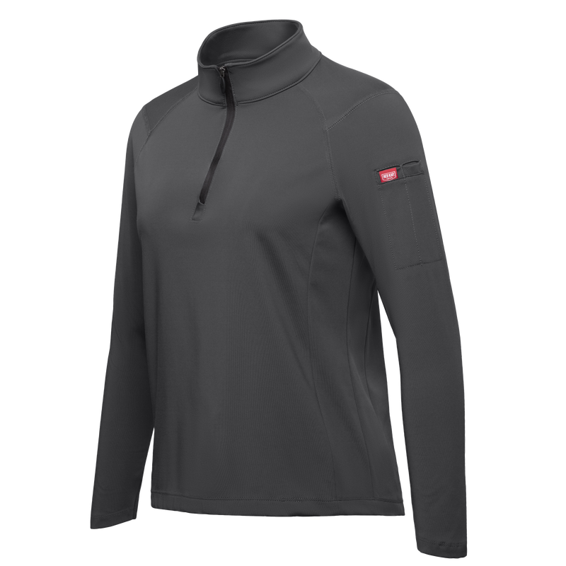 Women's Performance Quarter Zip Cadet Collar Pullover image number 8