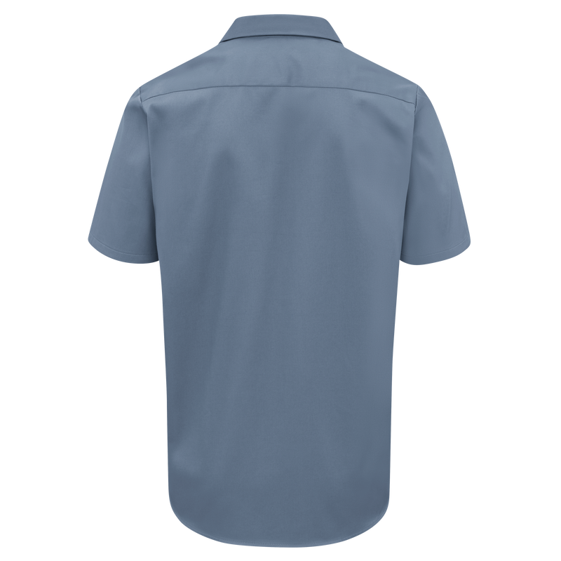 Men's Short Sleeve Wrinkle-Resistant Cotton Work Shirt image number 2
