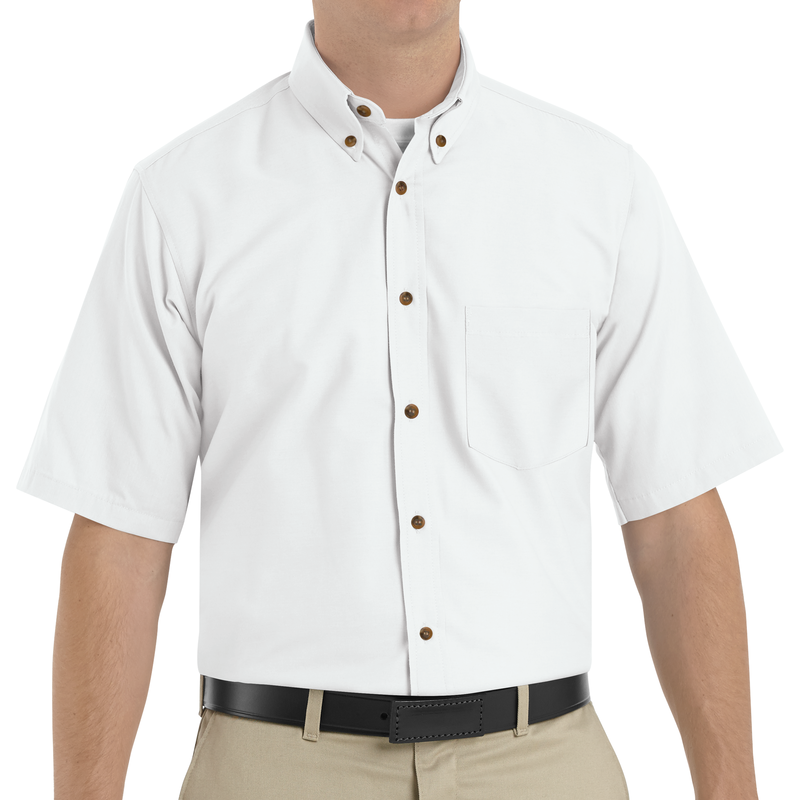 Men's Short Sleeve Poplin Dress Shirt image number 3
