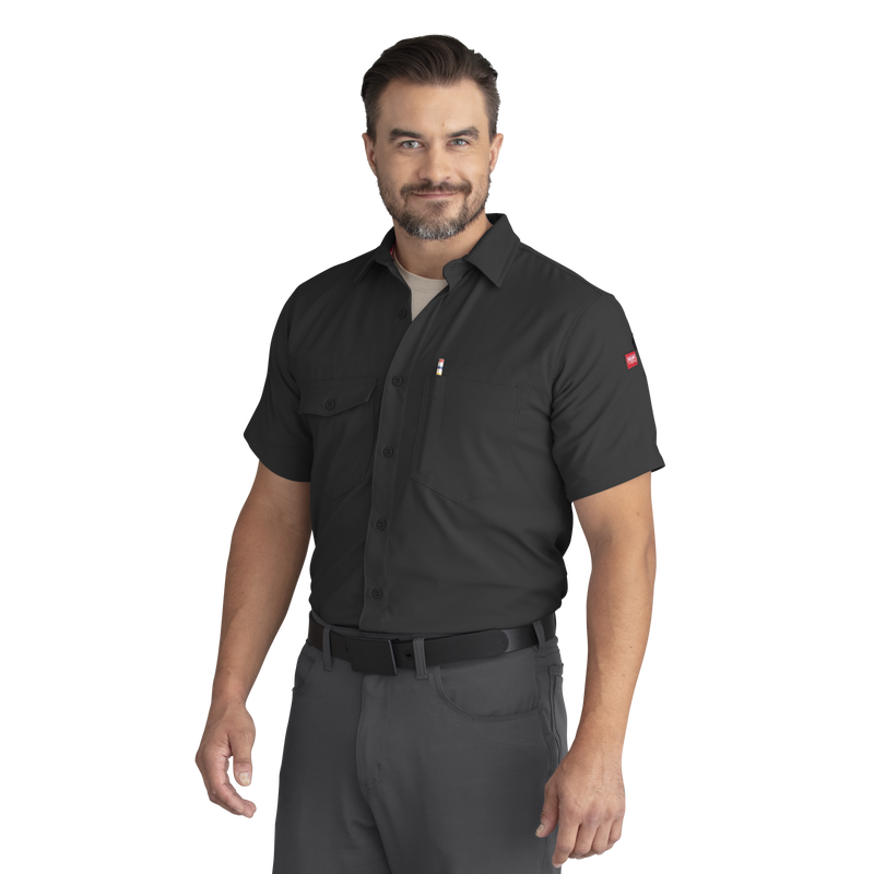 Men's Cooling Short Sleeve Work Shirt image number 3