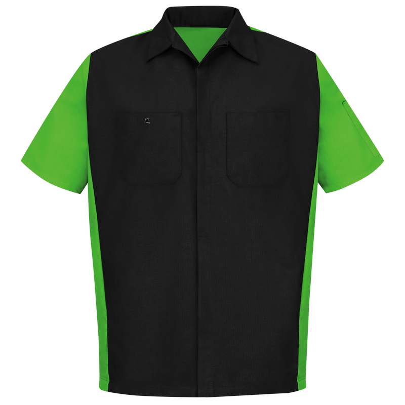 Men's Short Sleeve Two-Tone Crew Shirt image number 1
