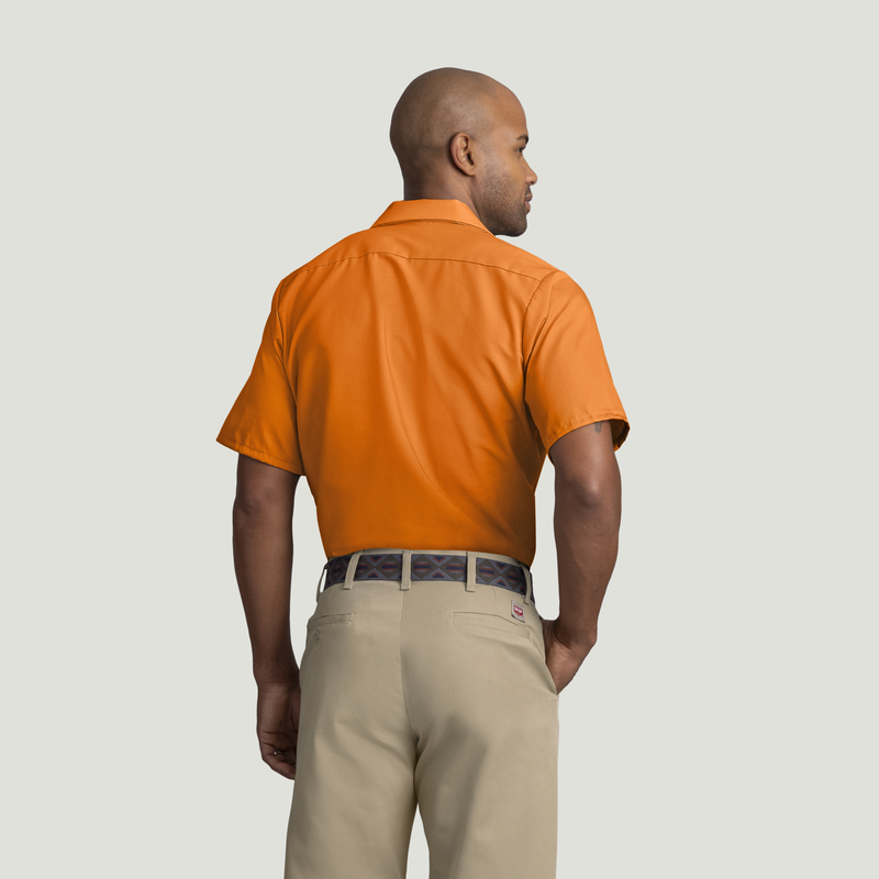 Men's Short Sleeve Industrial Work Shirt image number 2