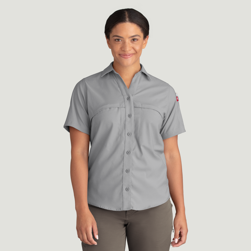 Women's Cooling Short Sleeve Work Shirt image number 4