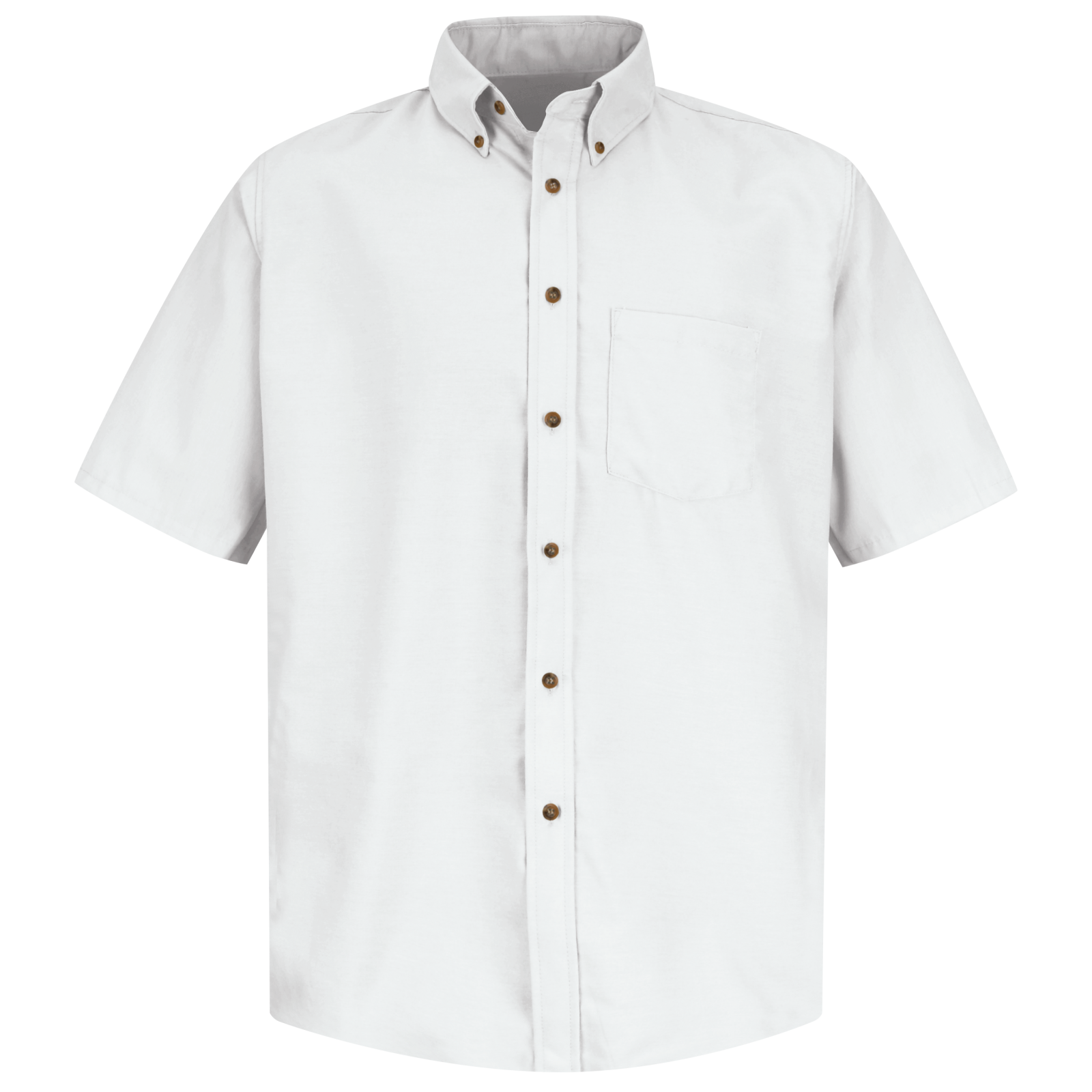 thumbnail image 2 of Red Kap Men's Short Sleeve Dress Shirt - Moisture Wicking Poly-Cotton Work Shirt With Chest Pocket 2 of 10