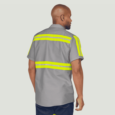 Short Sleeve Enhanced Visibility Industrial&nbsp;Work Shirt