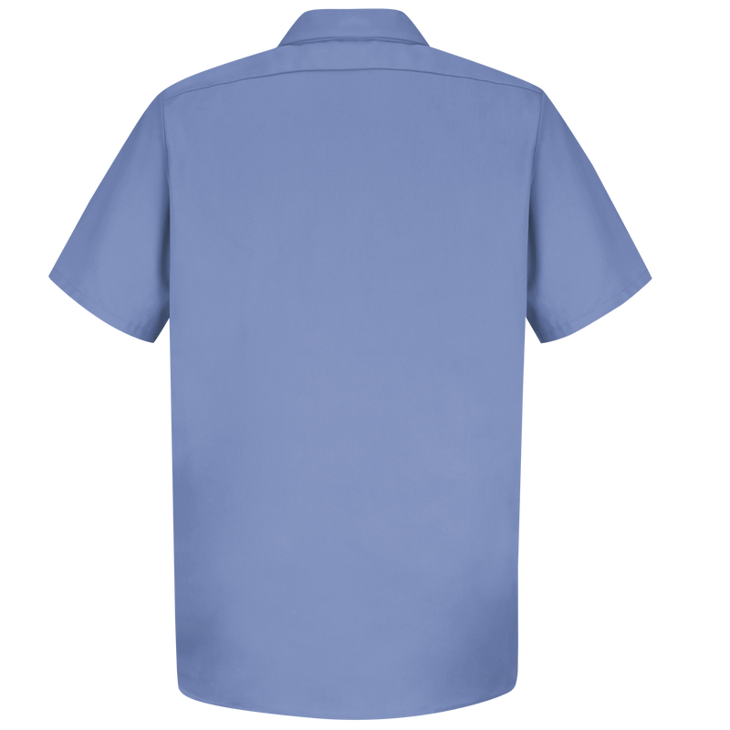 Men's Short Sleeve Wrinkle-Resistant Cotton Work Shirt image number 2