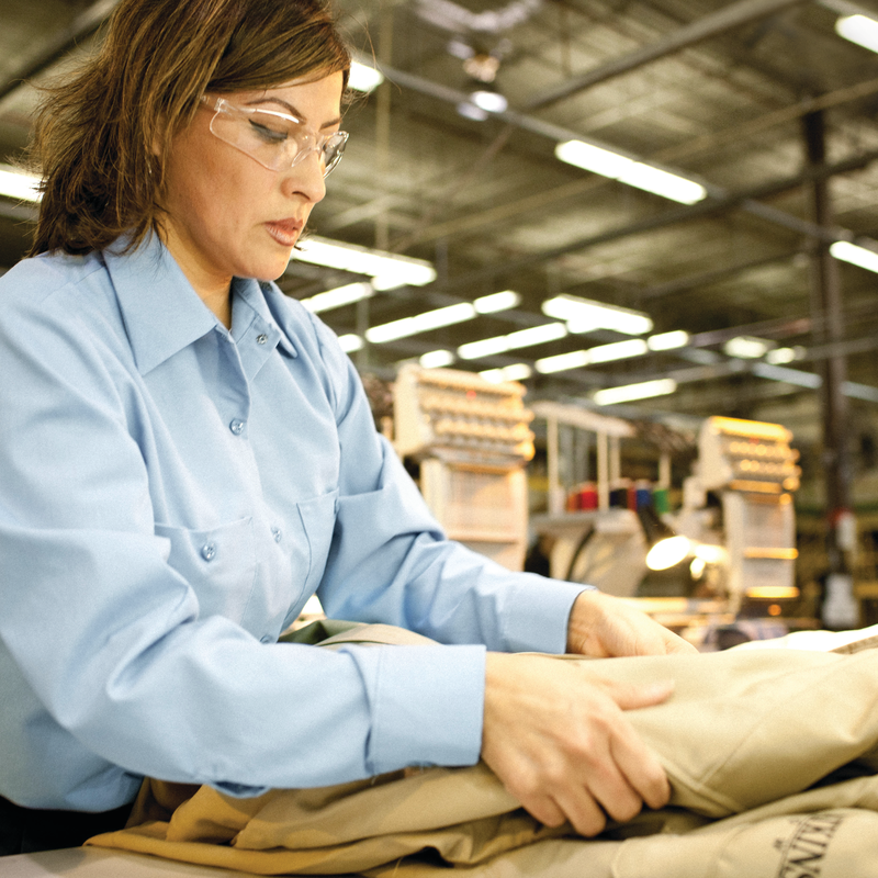 Women's Long Sleeve Industrial Work Shirt image number 4