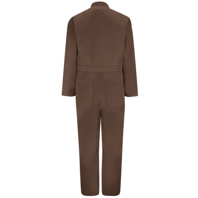 Twill Action Back Coverall with Chest Pockets