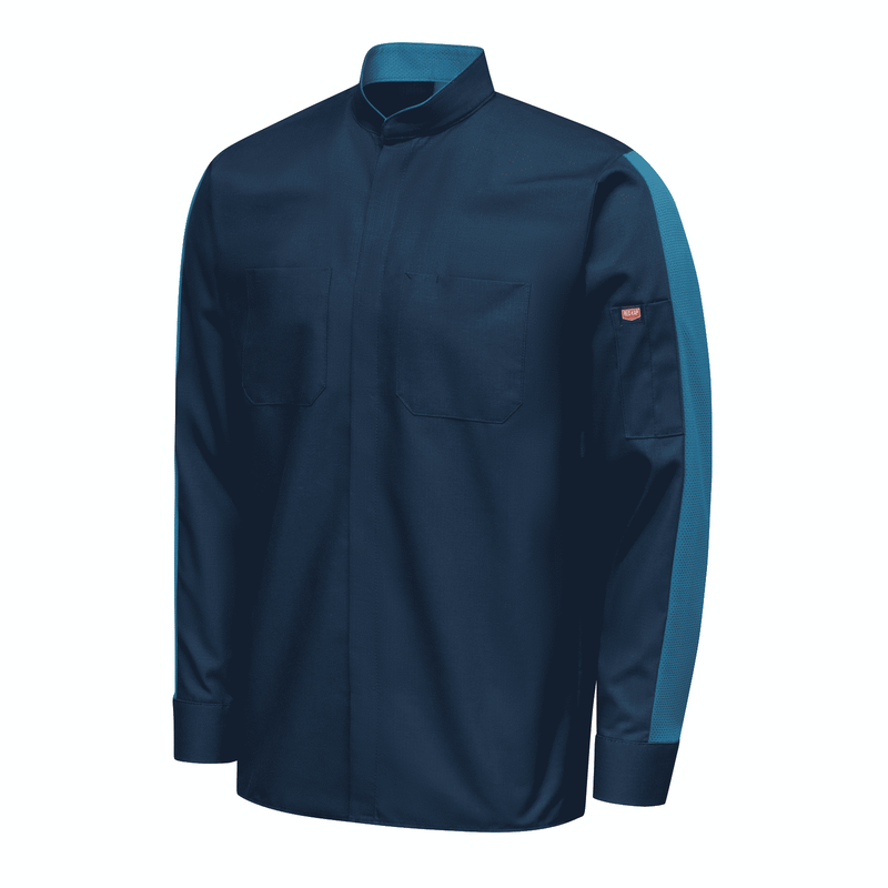 Men's Long Sleeve Two-Tone Pro+ Work Shirt with OilBlok and MIMIX&reg; image number 4