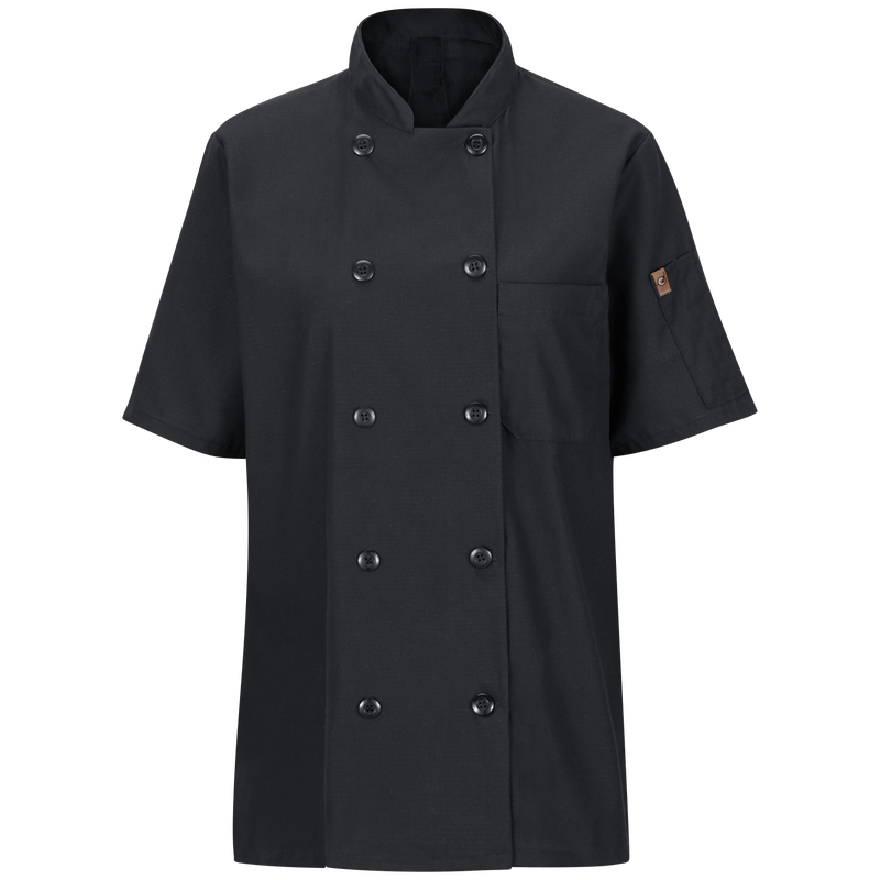 Women's Short Sleeve Chef Coat with OilBlok + MIMIX® image number 1