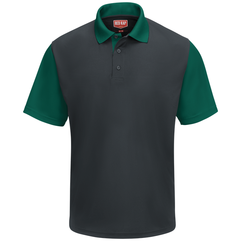 Men's Short Sleeve Performance Knit® Color-Block Polo image number 0