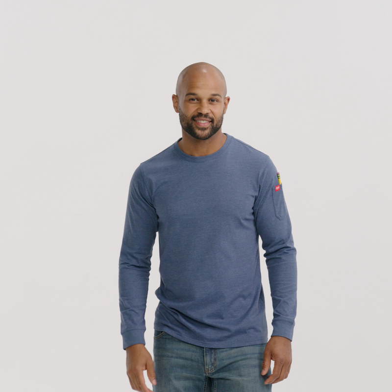 Men's Wicking Long Sleeve T-Shirt image number 11