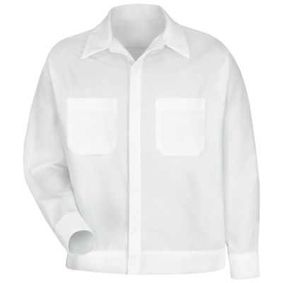 Men's Button-Front Shirt Jacket