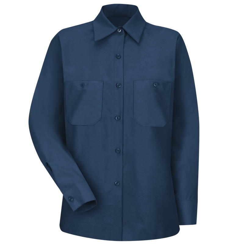 Women's Long Sleeve Industrial Work Shirt image number 1