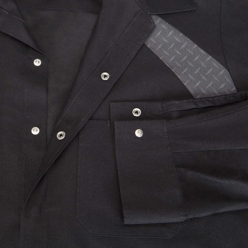 Men's Long Sleeve Diamond Plate Shop Shirt image number 5