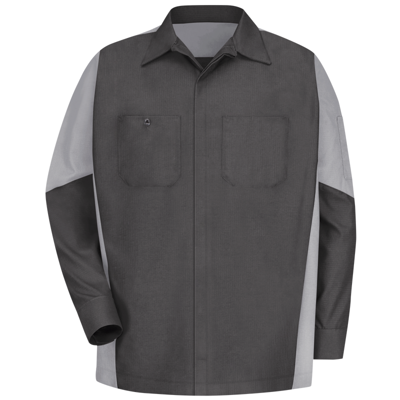 Men's Long Sleeve Two-Tone Crew Shirt image number 1