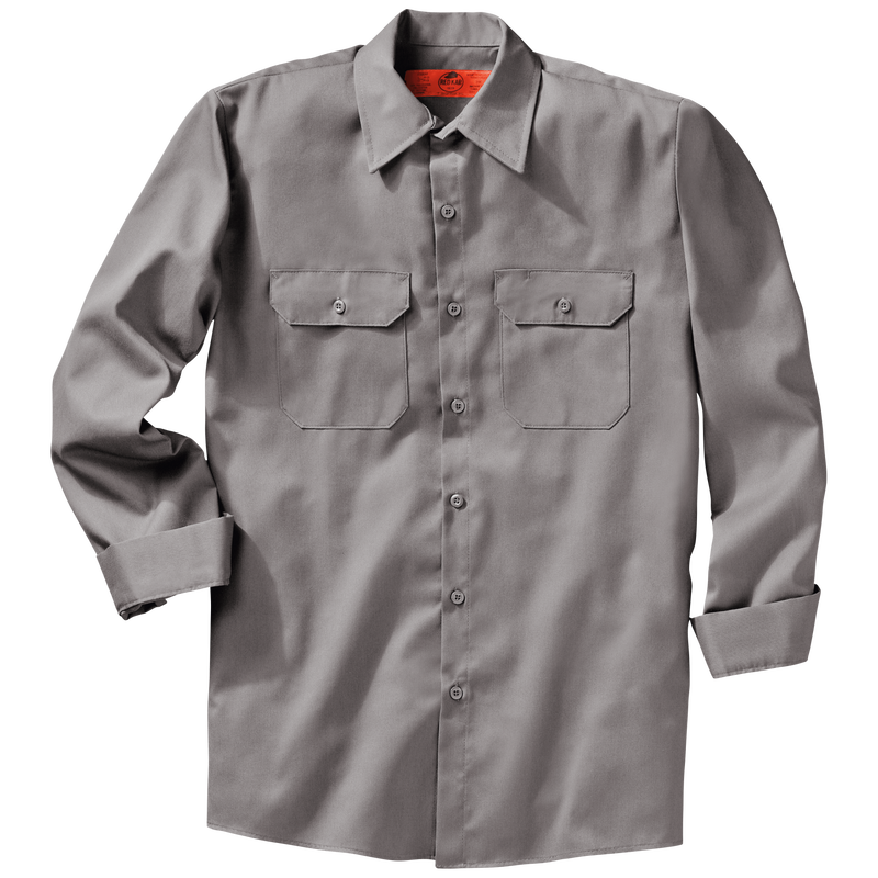 Men's Long Sleeve Utility Uniform Shirt image number 3