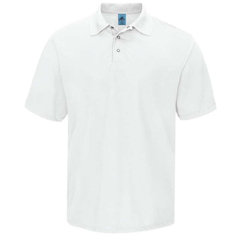 Men's Short Sleeve Spun Polyester Gripper-Front Polo image number 1