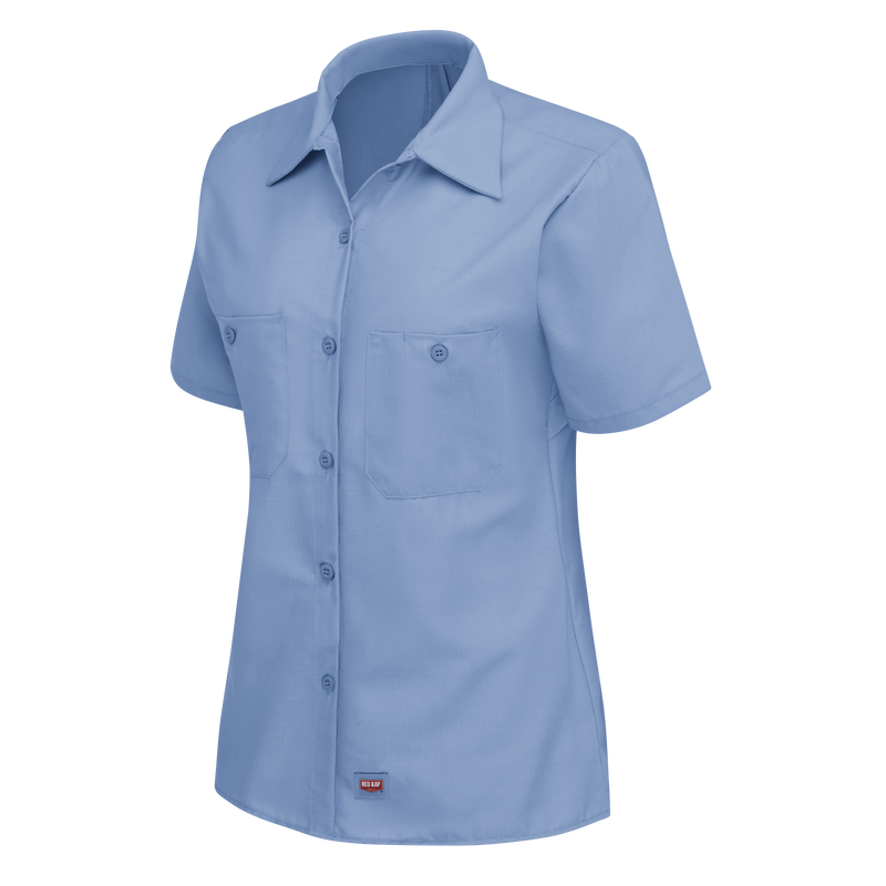 Women's Short Sleeve Work Shirt with MIMIX® image number 2