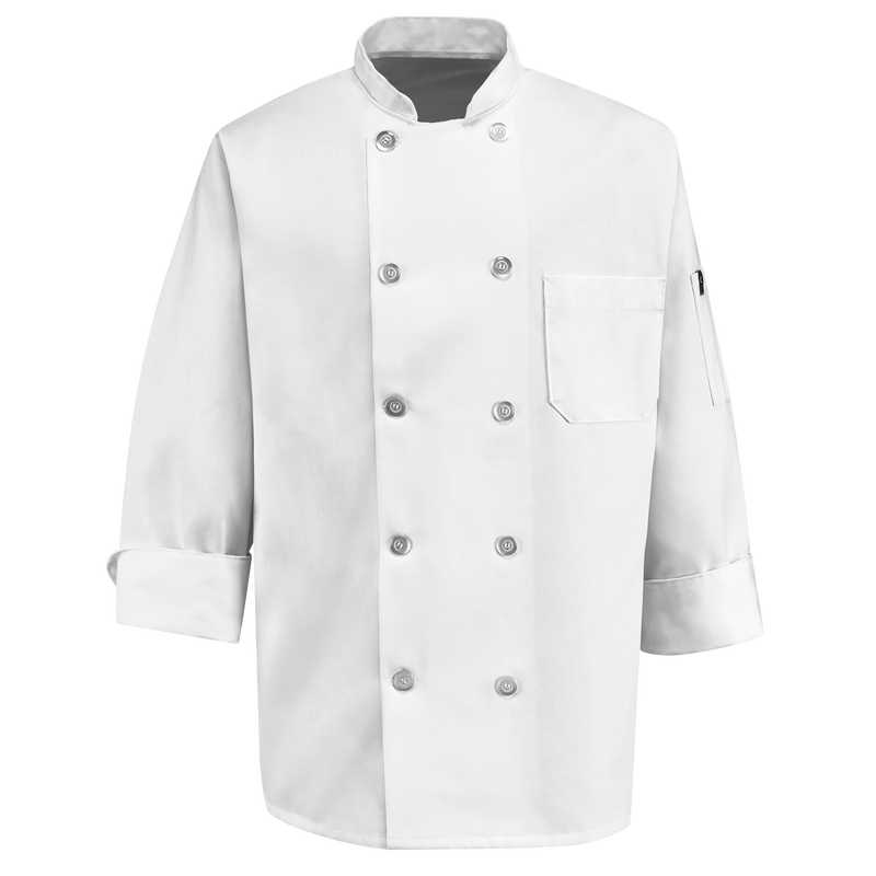 Ten Pearl Button Chef Coat image number 1