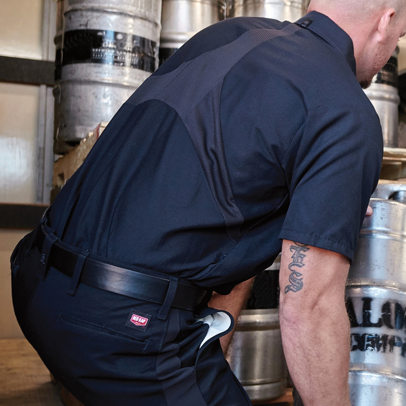 Men's Short Sleeve Work Shirt with MIMIX® image number 4