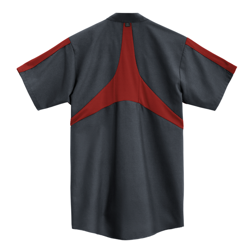 Men's Short Sleeve Two Tone Pro+ Work Shirt with OilBlok and MIMIX® image number 7