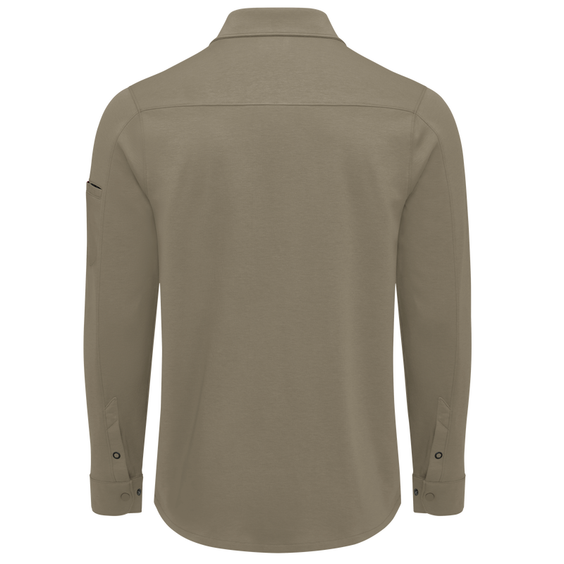 Men's Snap Front Jersey Long Sleeve Work Shirt image number 10
