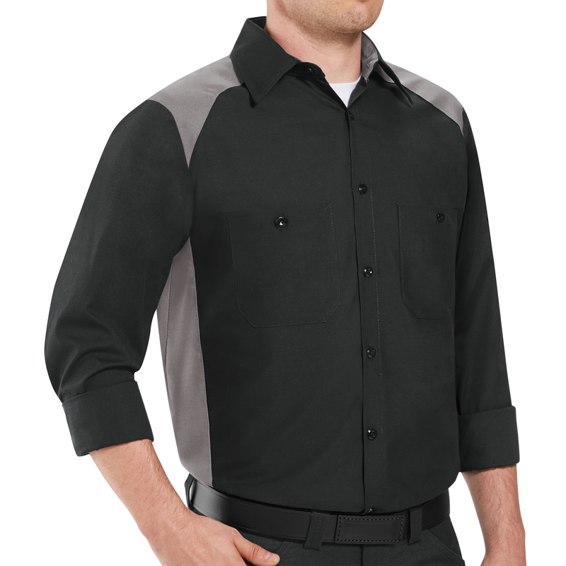 Men's Long Sleeve Motorsports Shirt image number 3