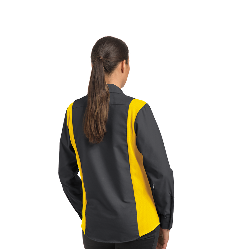 Women's Long Sleeve Performance Plus Shop Shirt with OilBlok Technology image number 3