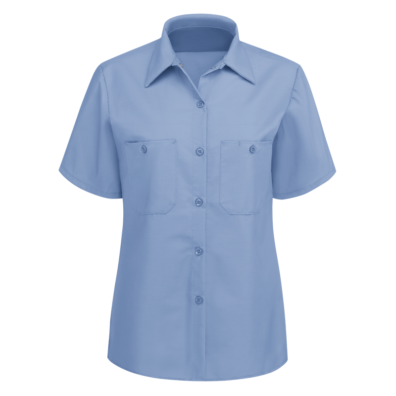 Women's Short Sleeve Industrial Work Shirt image number 1