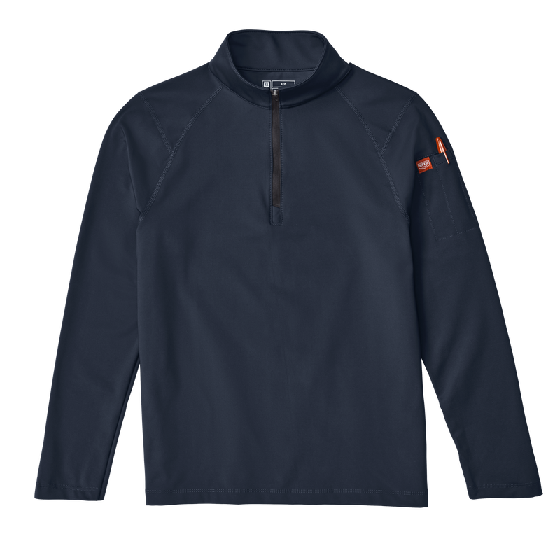 Men's Performance Quarter Zip Cadet Collar Pullover image number 5