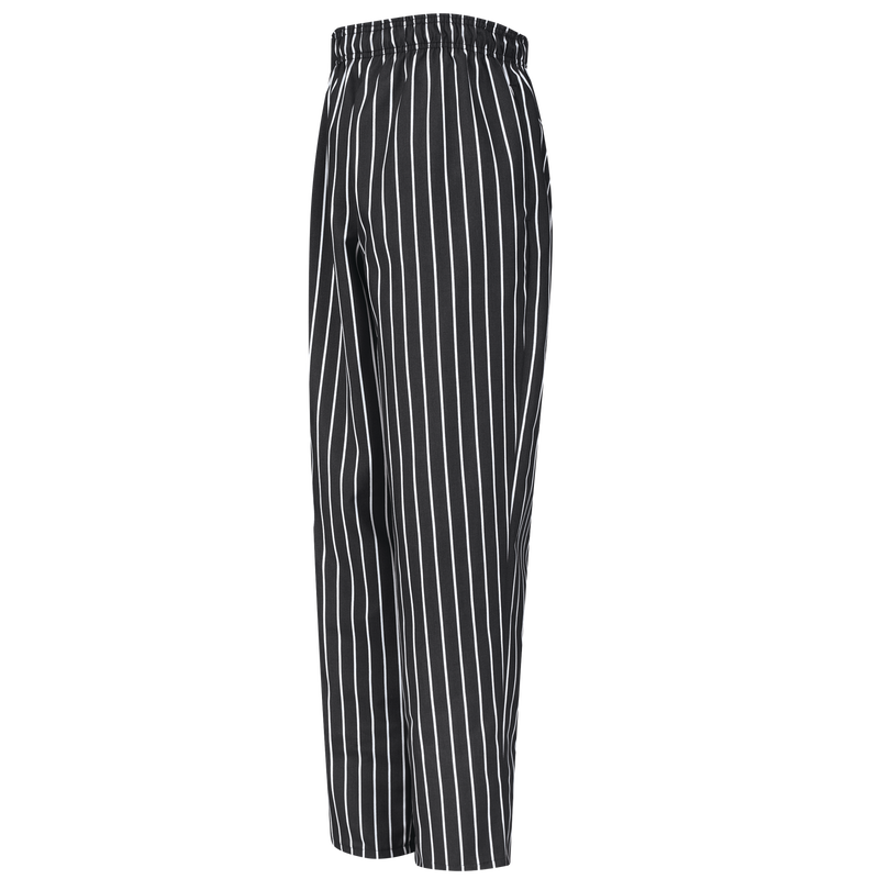 Spun Poly Striped Baggy Chef Pant image number 1
