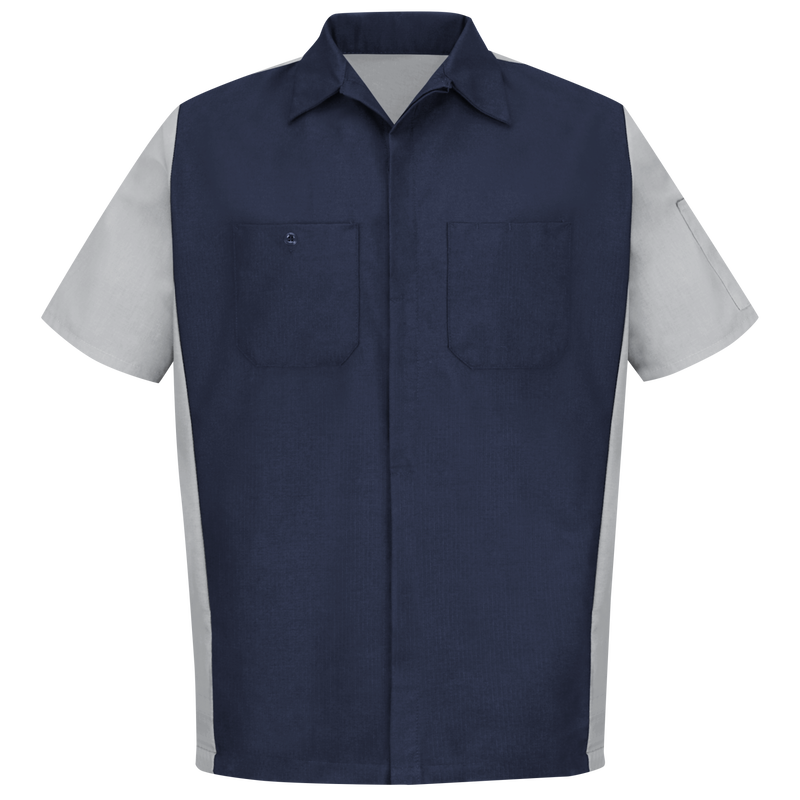 Men's Short Sleeve Two-Tone Crew Shirt image number 1