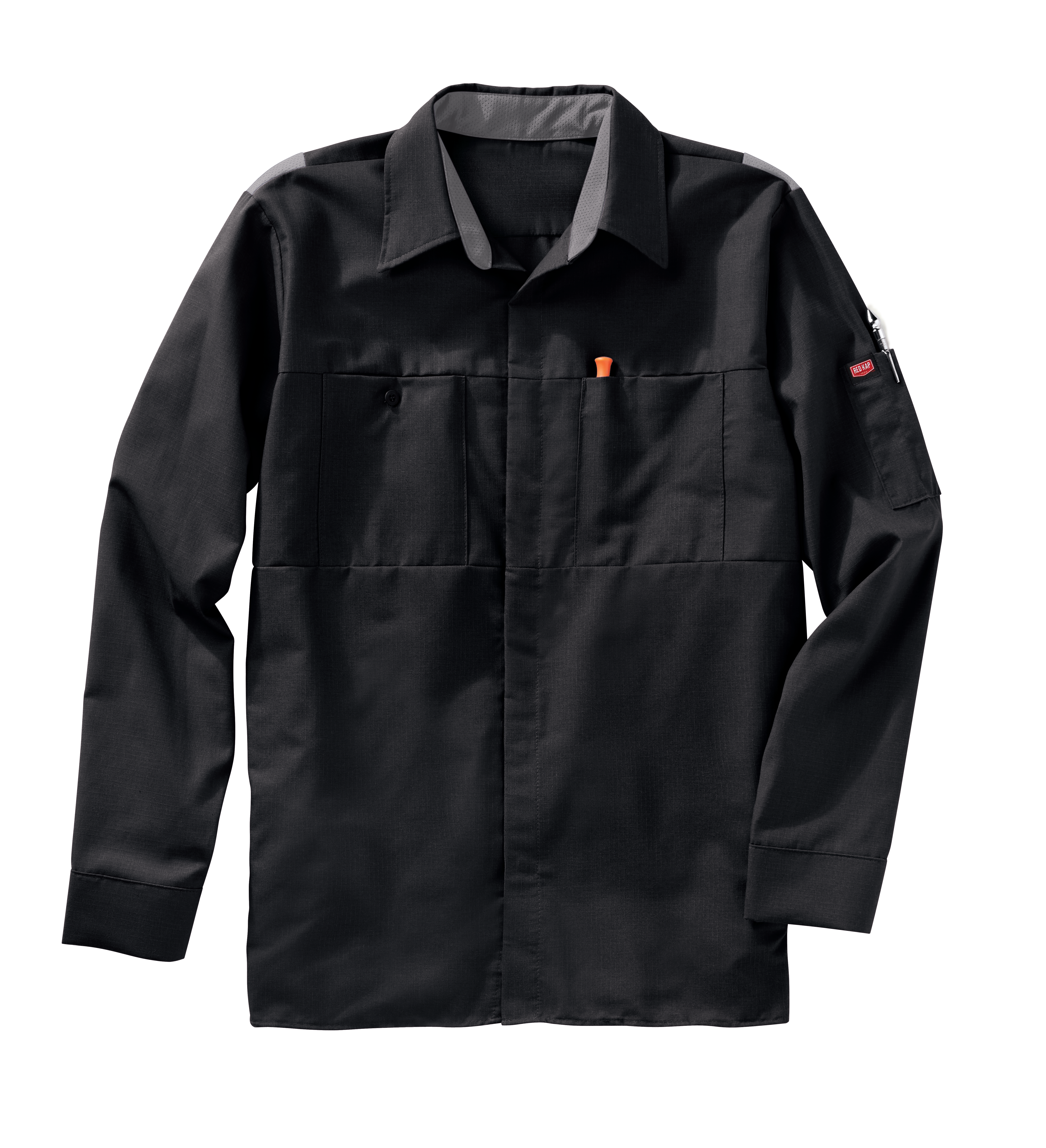 Red Kap Men's Performance Plus Shop Shirt with Oilblok Technology 