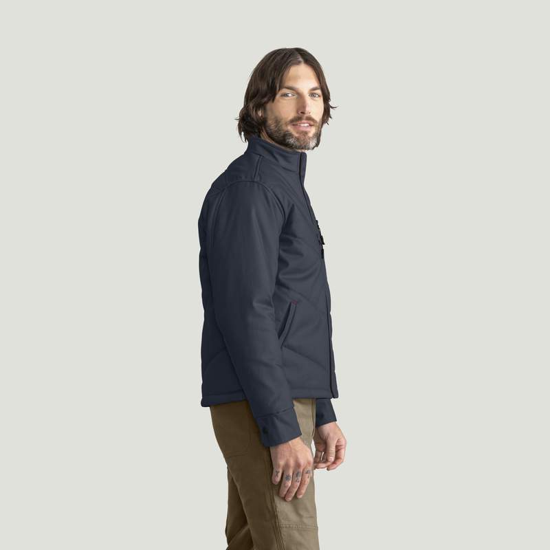 Men's Insulated Quilted Work Jacket image number 4