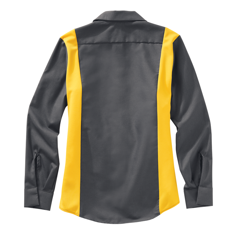 Women's Long Sleeve Performance Plus Shop Shirt with OilBlok Technology image number 6