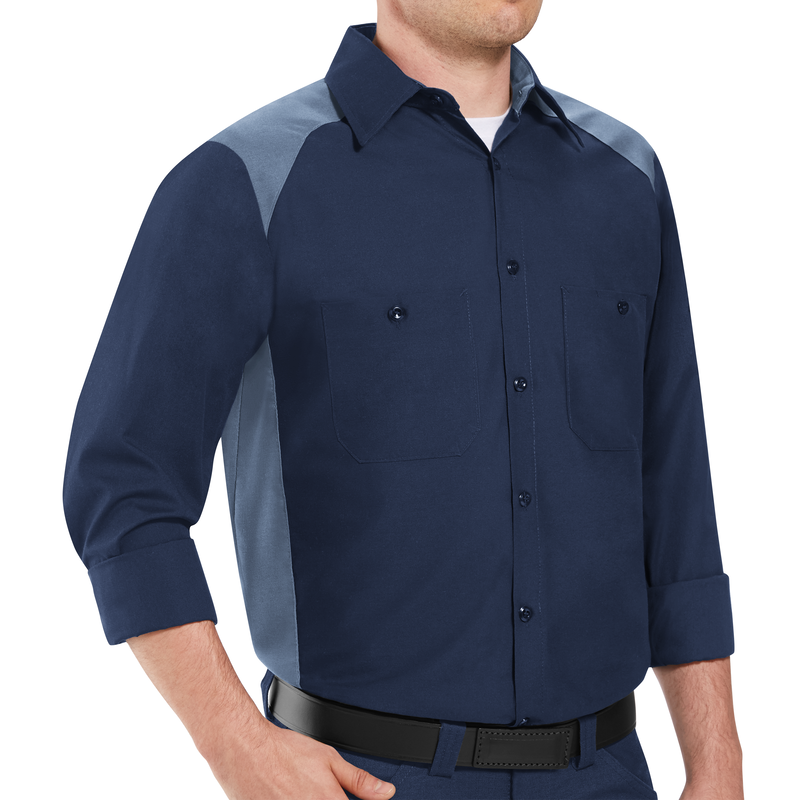 Men's Long Sleeve Motorsports Shirt image number 3