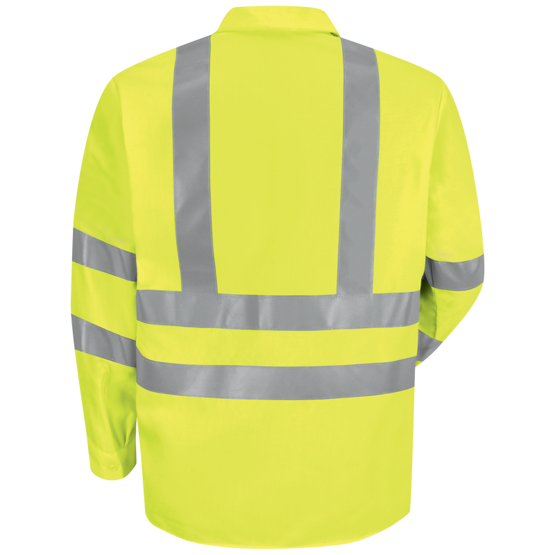 5 Pack JORESTECH Hi-Vis Long Sleeve Shirts – ANSI Class 3 Reflective Safety (Lime, Orange, Or Black)