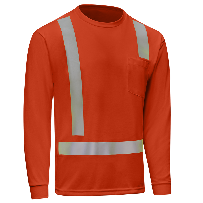 Hi-Visibility Long Sleeve Pocket T-Shirt - Type R Class 2 image number 4