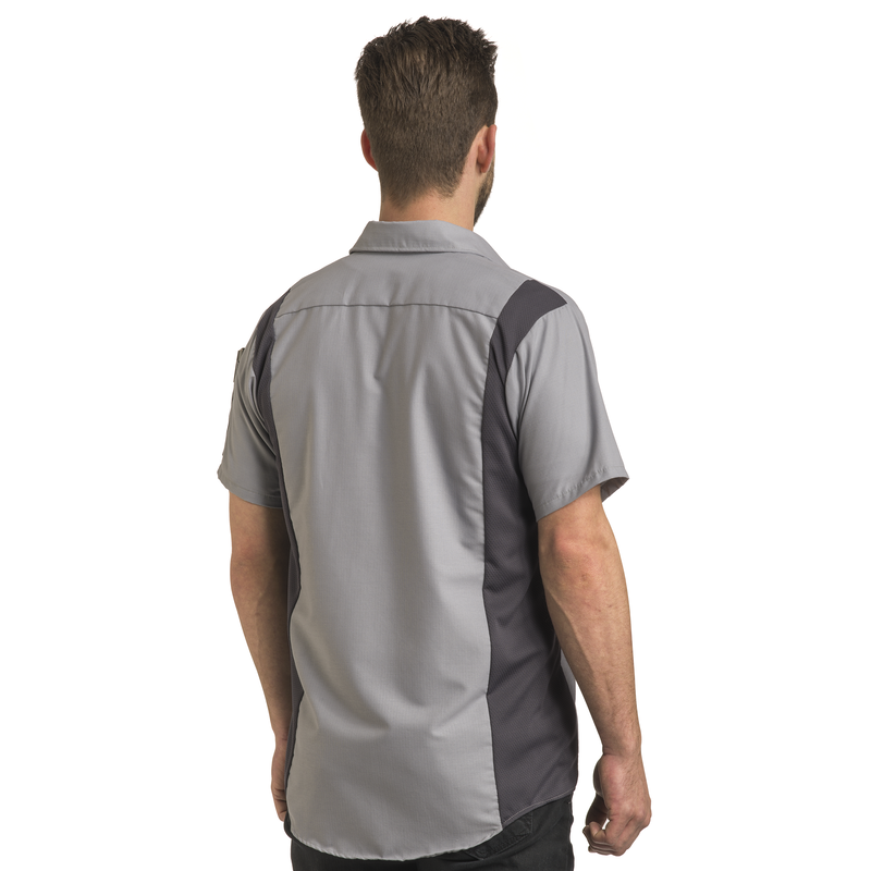 Men's Short Sleeve Performance Plus Shop Shirt With Oilblok Technology image number 5