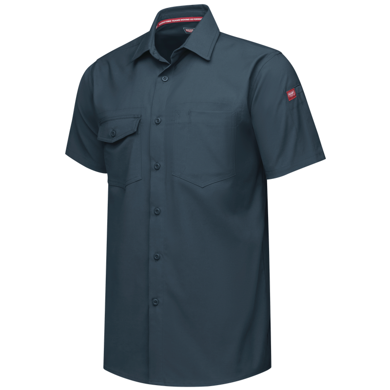 Men's Cooling Short Sleeve Work Shirt image number 12
