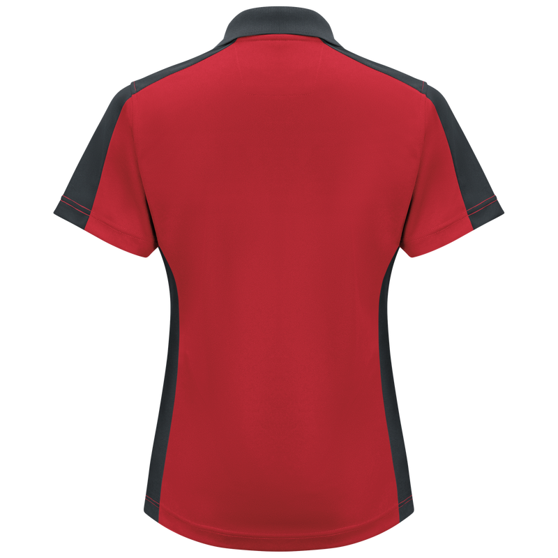 Women's Short Sleeve Performance Knit® Two-Tone Polo image number 2