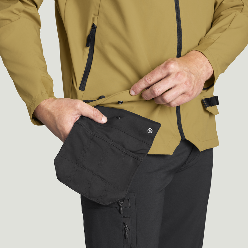 Men&rsquo;s Performance Hooded Windbreaker Jacket with ToolShift Pocket image number 16