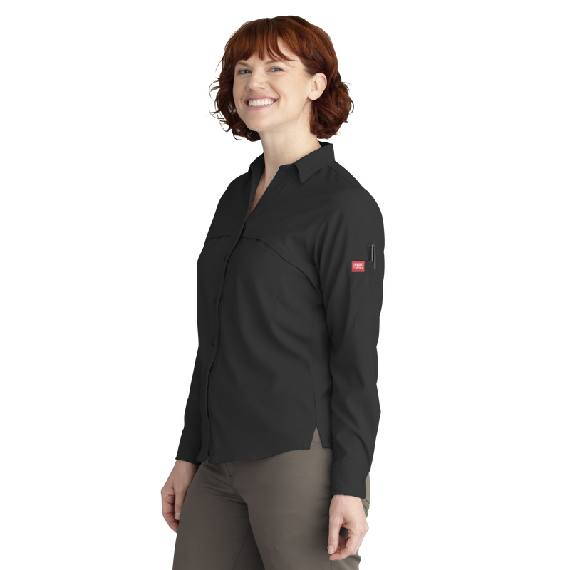 Women's Cooling Long Sleeve Work Shirt image number 8