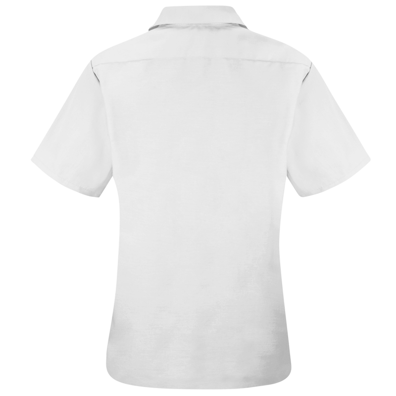 Women's Short Sleeve Specialized Pocketless Work Shirt image number 2