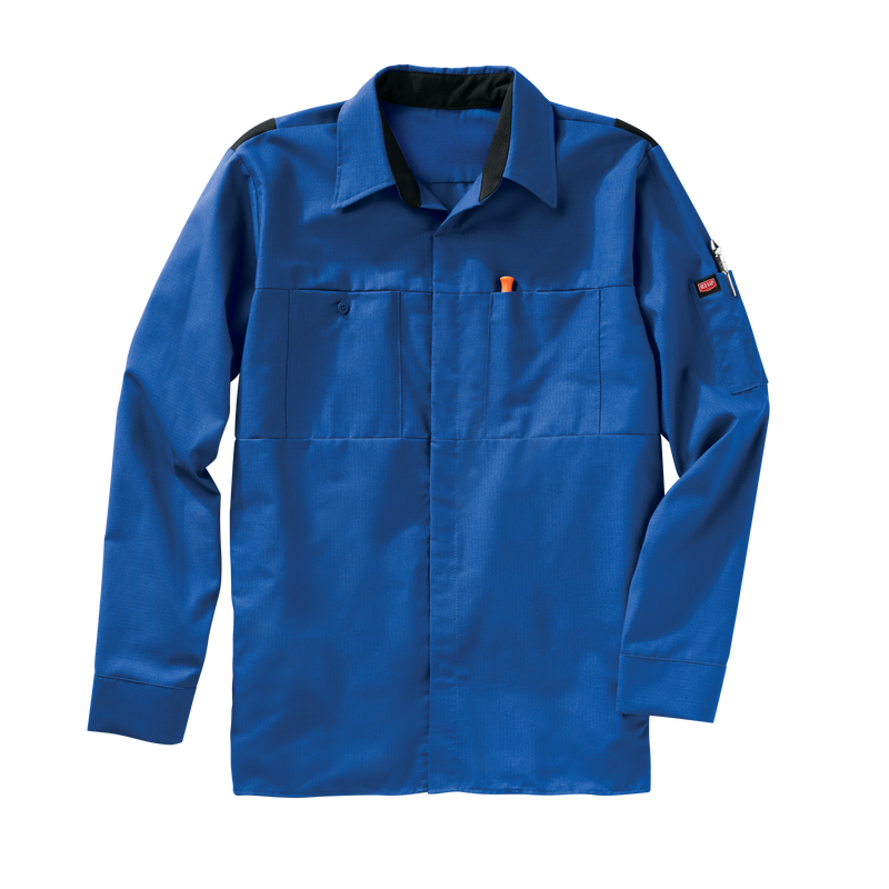 Men's Long Sleeve Performance Plus Shop Shirt with OilBlok Technology image number 5