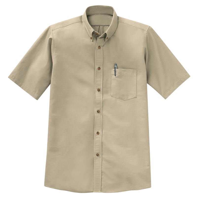 Men's Short Sleeve Poplin Dress Shirt image number 3