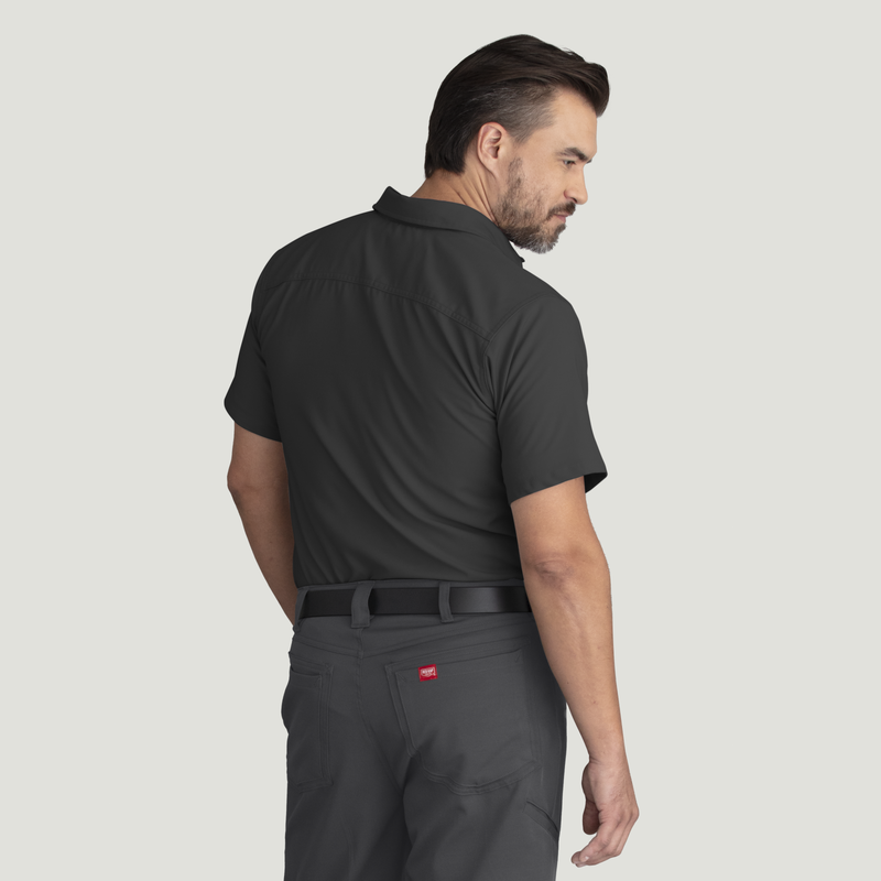 Men's Cooling Short Sleeve Work Shirt image number 6