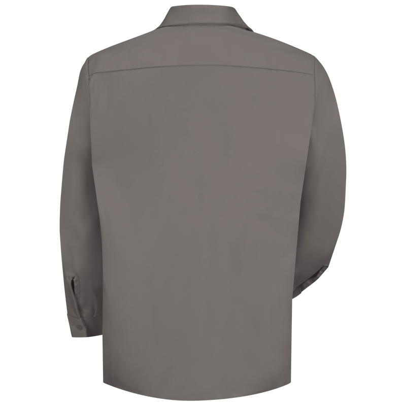 Men's Long Sleeve Wrinkle-Resistant Cotton Work Shirt image number 2